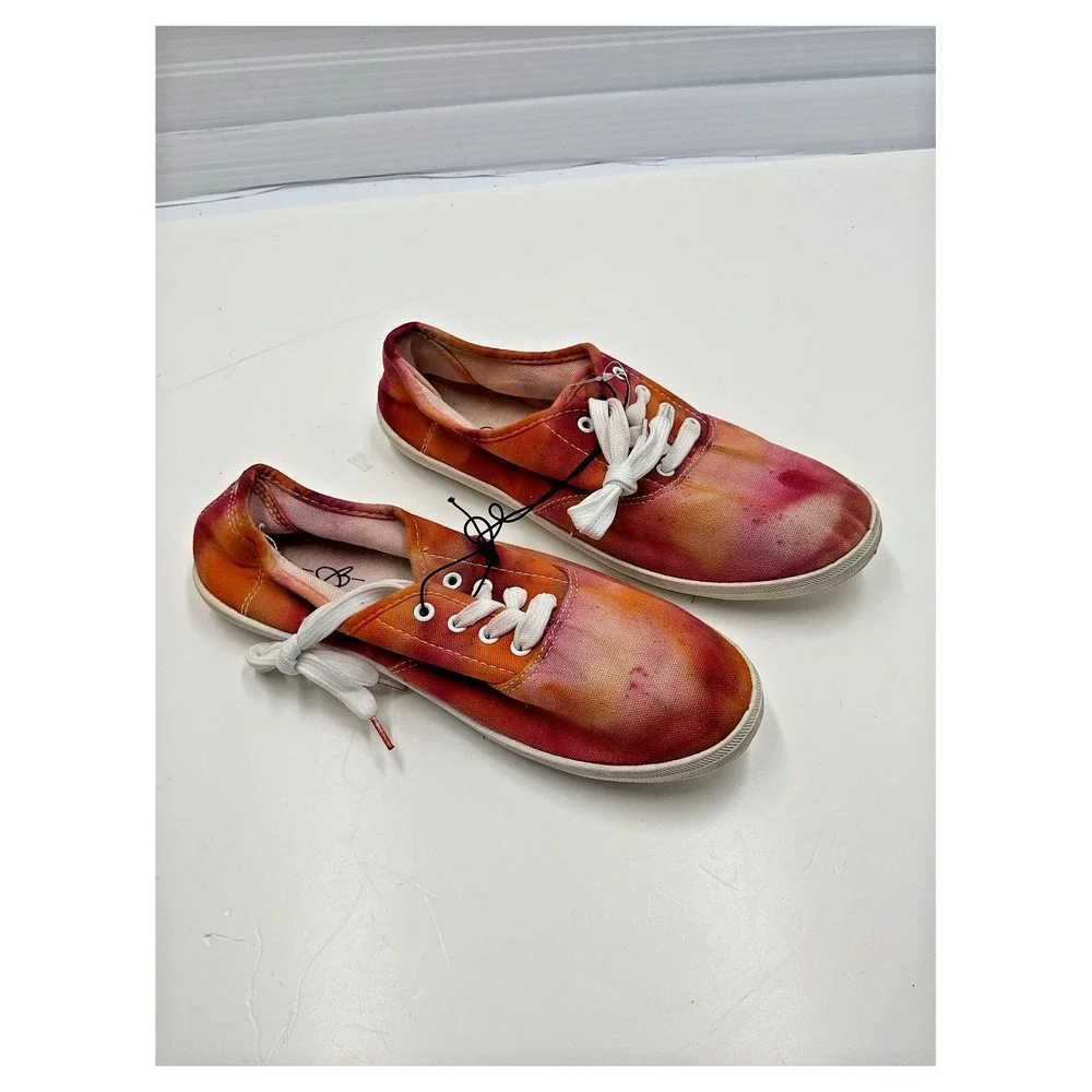 Bobbie‎ Brooks Women's Tie Dye Canvas Sneakers Size 10